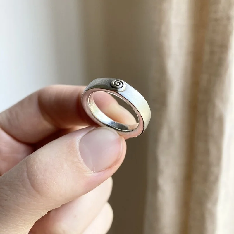 chunky solid silver spiral ring 5.jpeg
