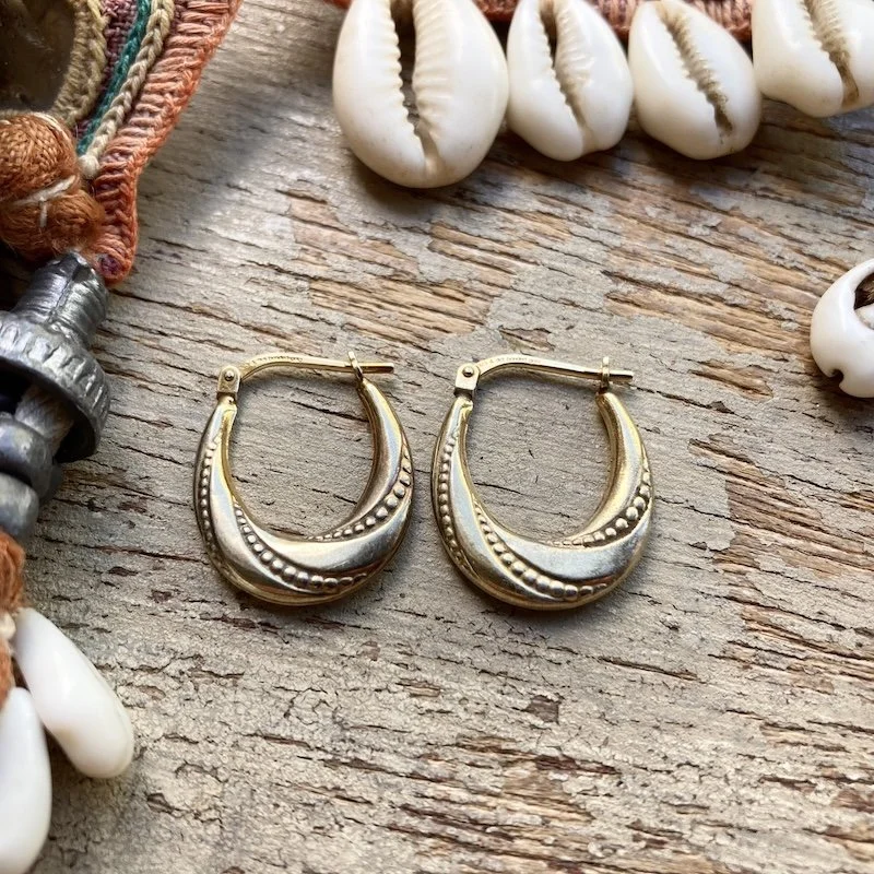 sterling silver and bonded gold hoops 1.jpeg
