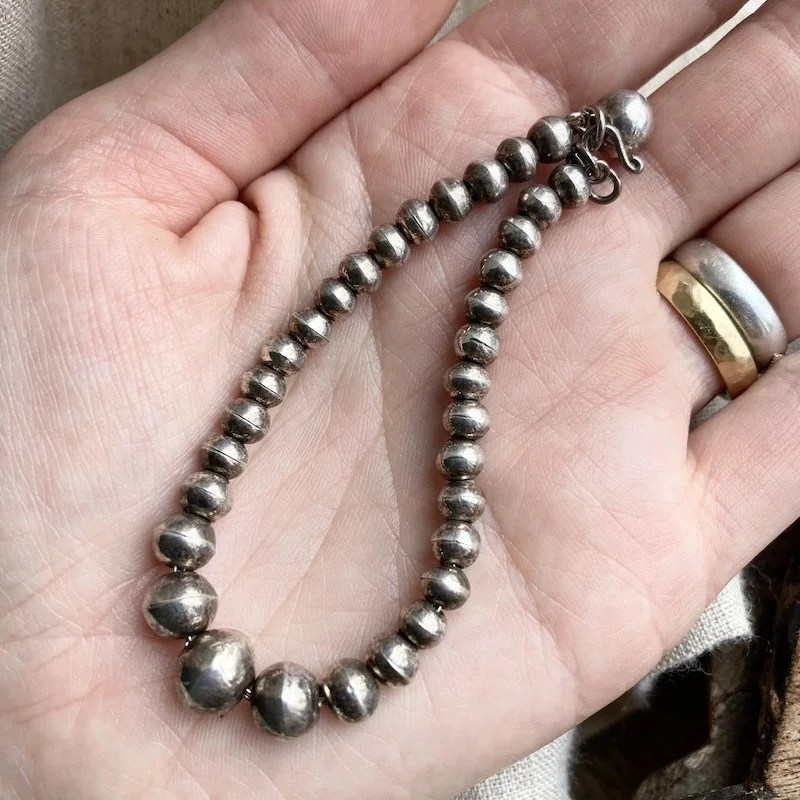 vintage sterling silver beaded bracelet 4.jpeg