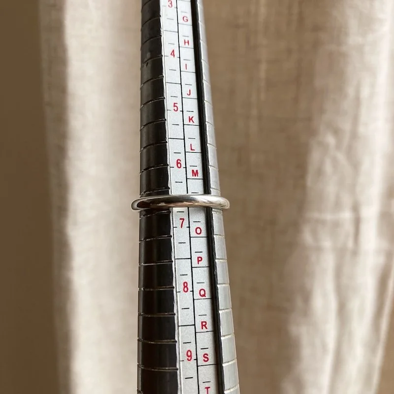 vintage simple sterling silver amber ring 5.jpeg