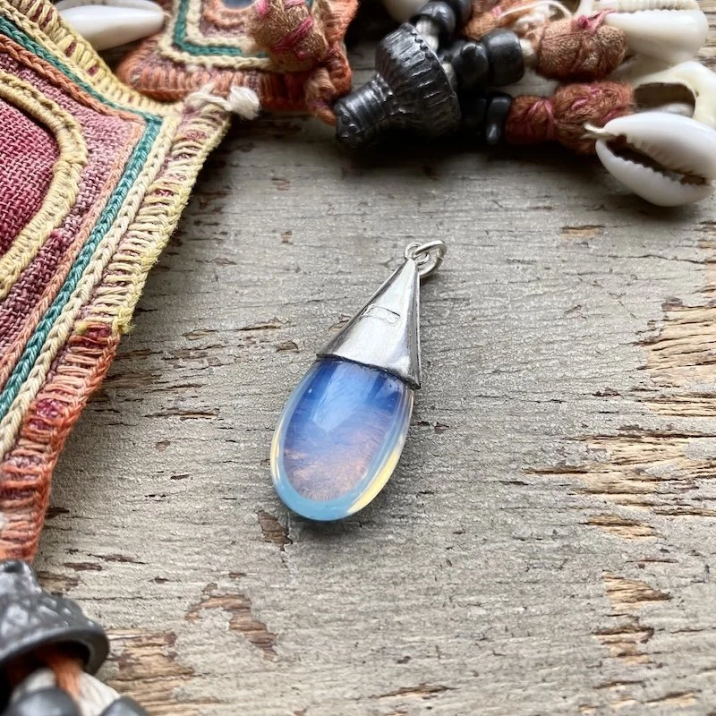 sterling silver and opalescent glass pendant 2.jpeg