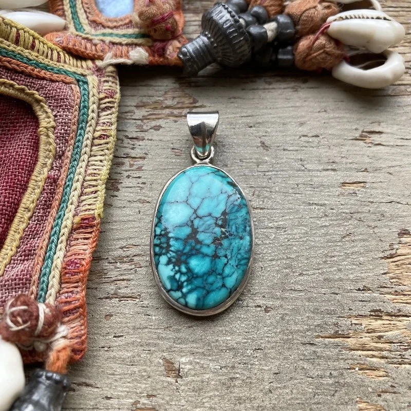 sterling silver and turquoise pendant 1.jpeg