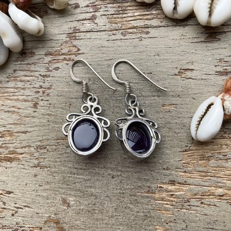 ornate sterling silver and amethyst earrings 3.jpeg