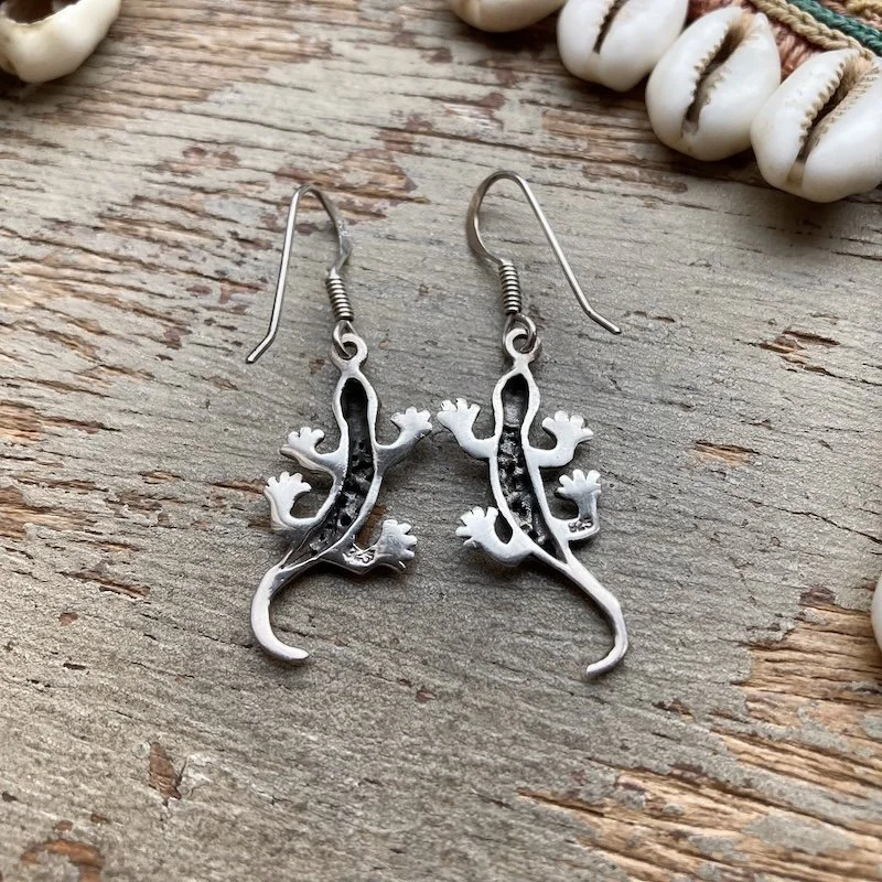 vintage sterling silver lizard earrings 2.jpeg