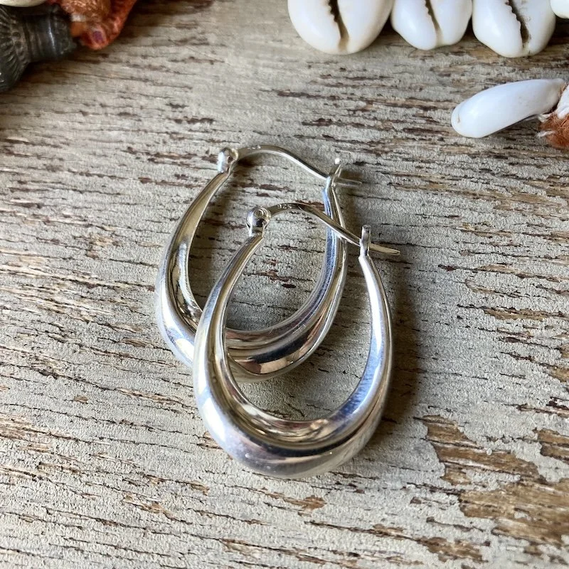 simple sterling silver oval hoops 4.jpeg
