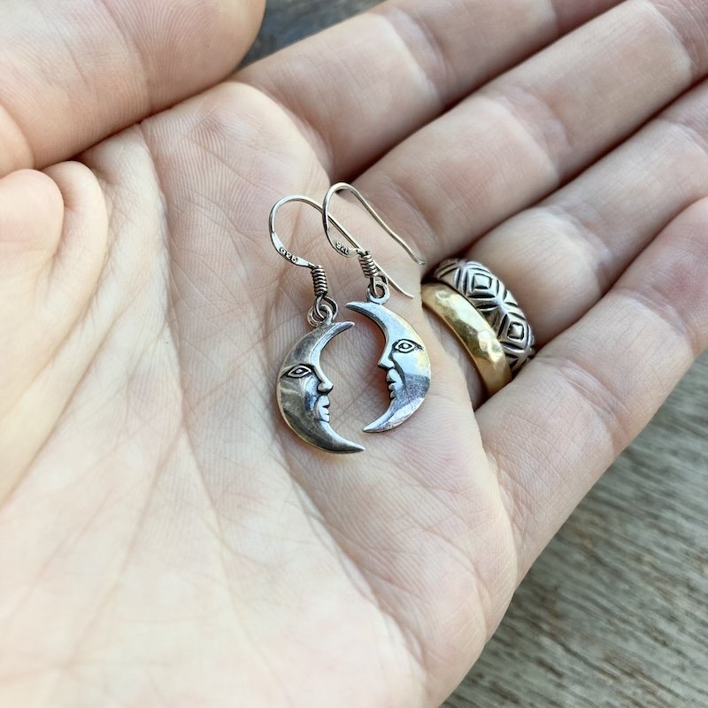vintage sterling silver celestial moon earrings 3.jpeg