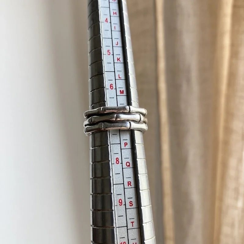 vintage solid silver bamboo style ring 4.jpeg