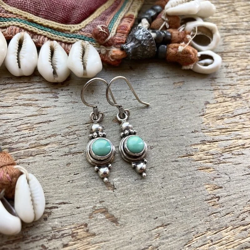 vintage sterling silver turquoise earrings 2.jpeg