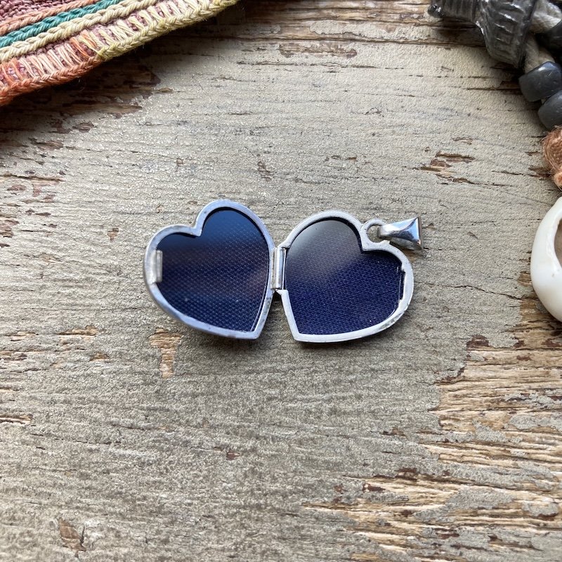 Cute Little Sterling Silver Love Heart Locket