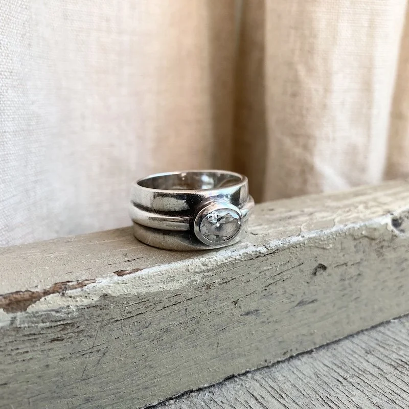 chunky sterling silver and CZ ring 1.jpeg