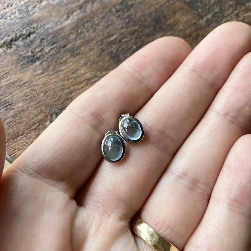 cute little sterling silver aquamarine earrings 4.jpeg