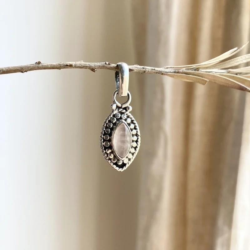 sterling silver rose quartz pendant 4.jpeg