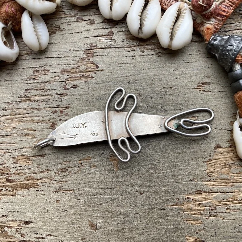 amazing handmade solid silver fish pendant 2.jpeg