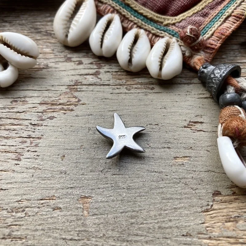 Cute Little Sterling Silver Starfish Pendant