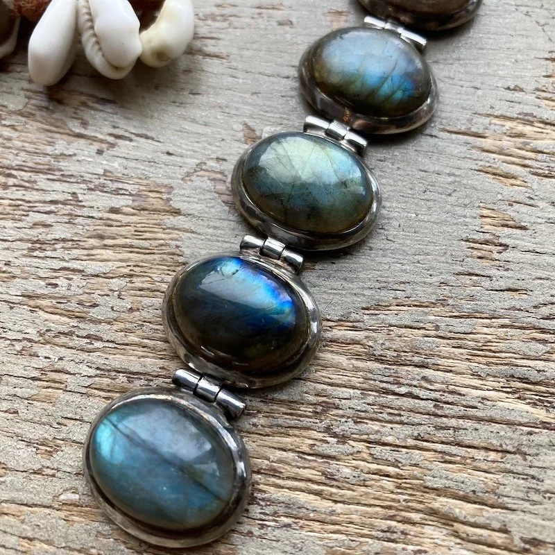 vintage sterling silver flashy labradorite pendant 2.jpeg