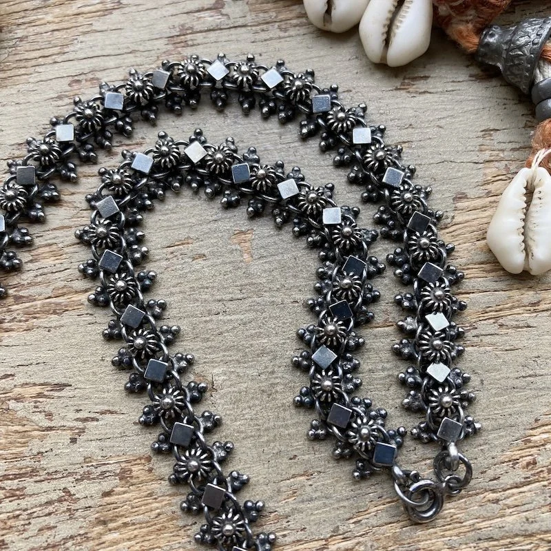 Indian oxidised sterling silver necklace 3.jpeg