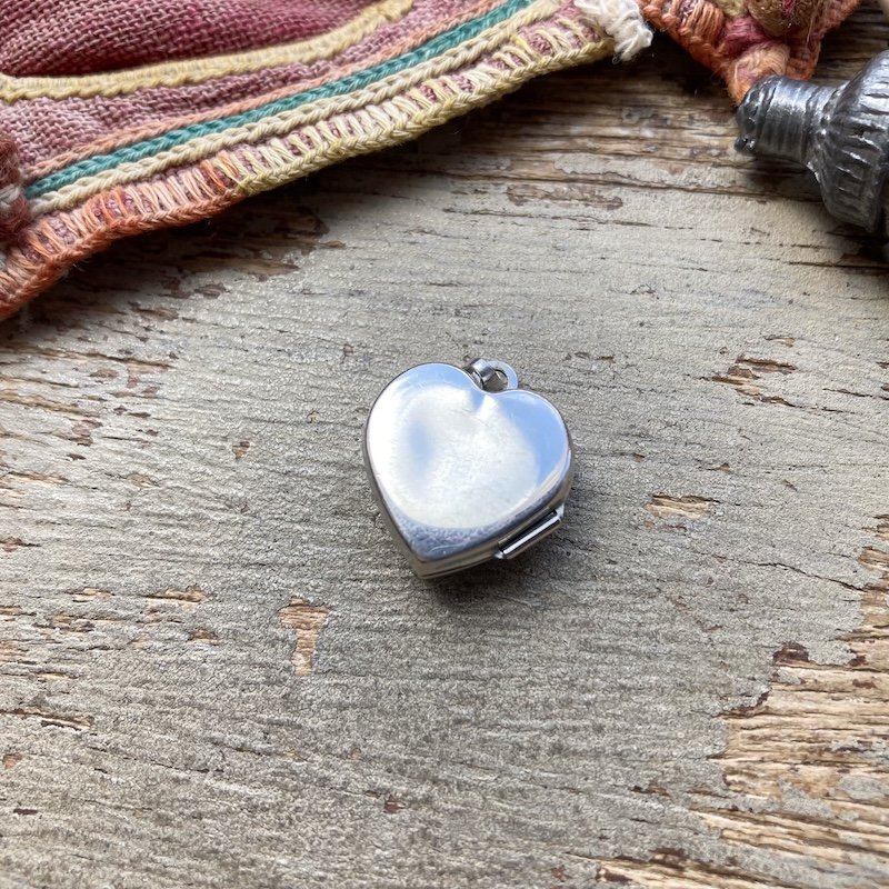 Cute Little Sterling Silver Love Heart Locket