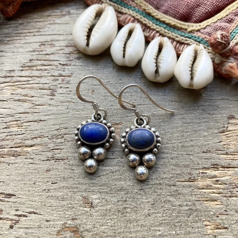 ornate sterling silver lapis lazuli earrings.jpeg