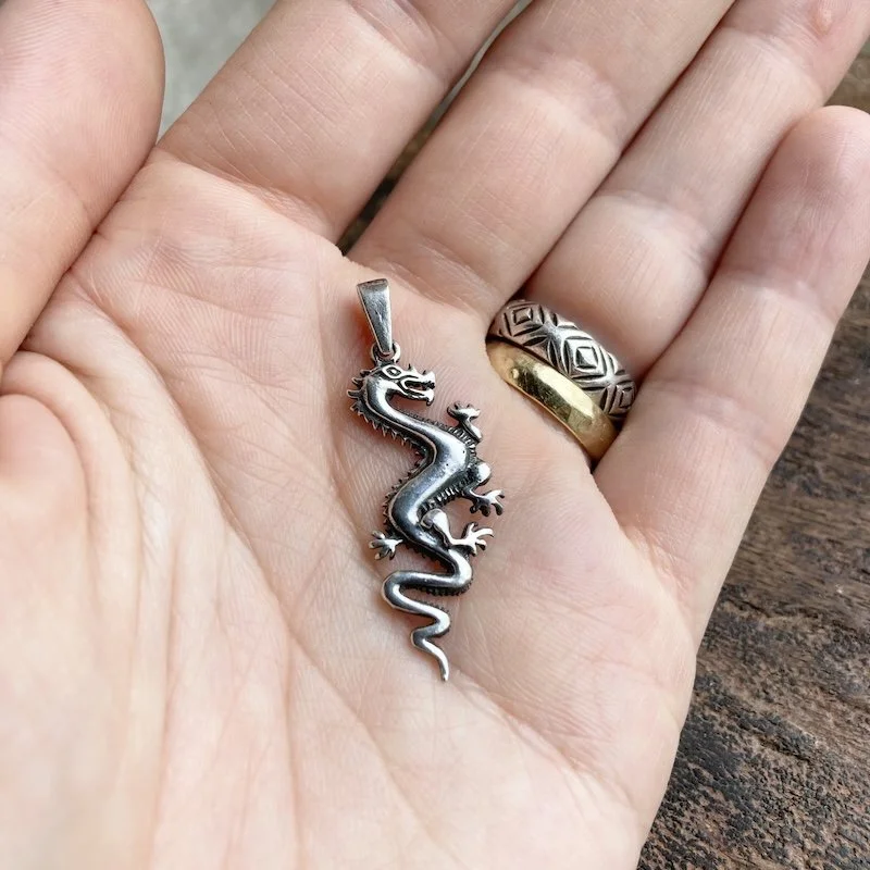 vintage sterling silver dragon pendant 3.jpeg