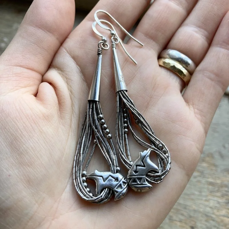 southwestern sterling silver bear earrings 4.jpeg