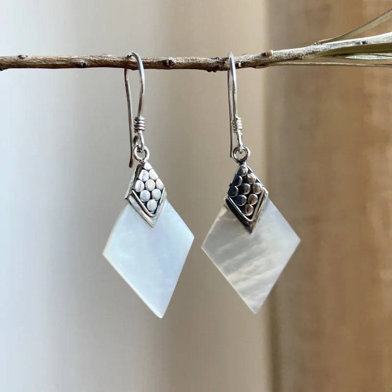 sterling silver and mother of pearl shell earrings 4.jpeg