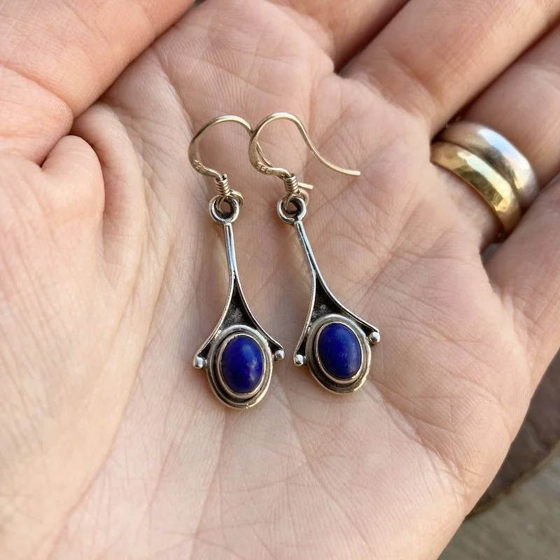 simple sterling silver lapis lazuli earrings 4.jpeg