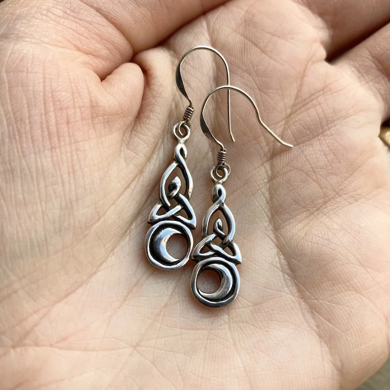 sterling silver Celtic moon earrings 3.jpeg