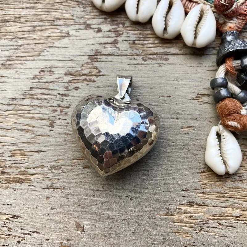 large vintage sterling silver pffy heart pendant 2.jpeg