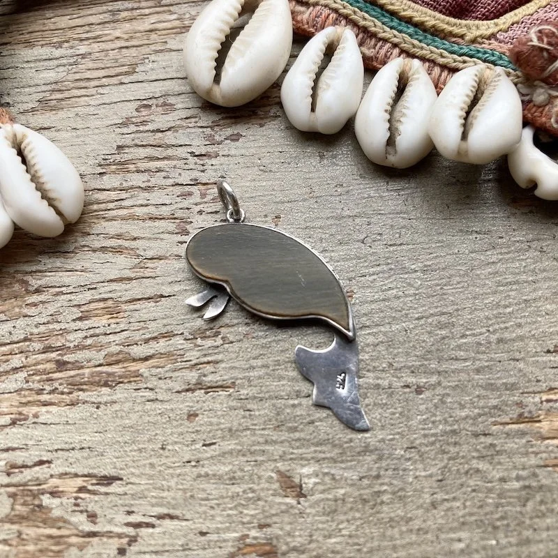 sterling silver wooden inlaid fish pendant 2.jpeg