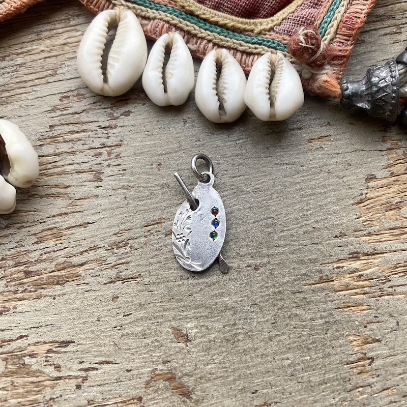 vintage sterling silver paint pallete pendant.jpeg