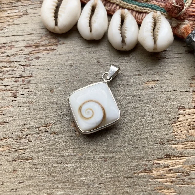 Beautiful Sterling Silver Shiva Eye Pendant