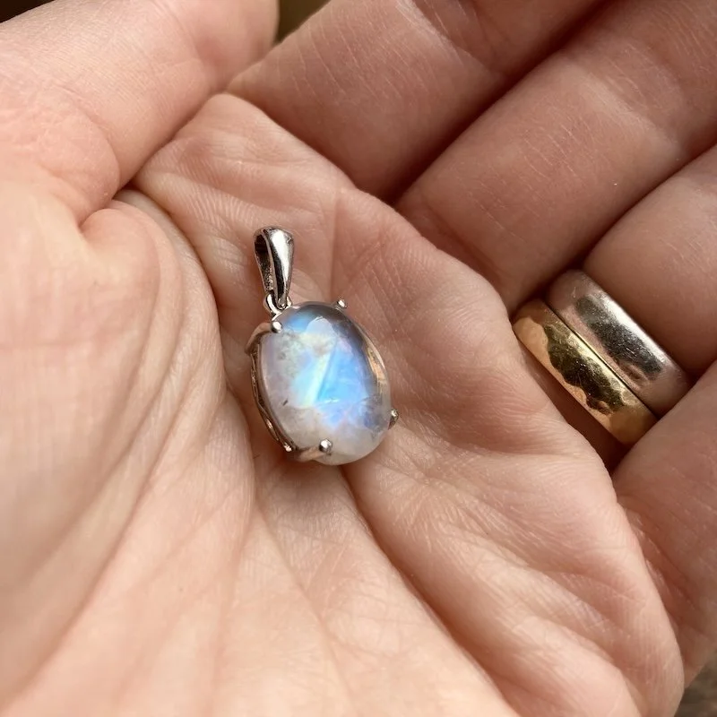 sterling silver flashy rainbow moonstone pendant 4.jpeg
