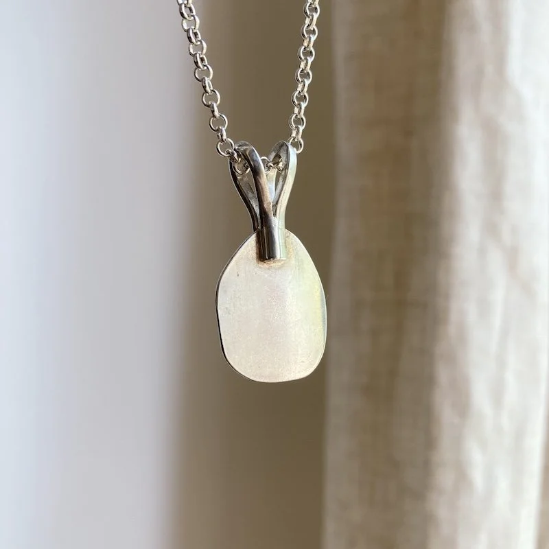 handmade sterling silver and seaglass necklace 2.jpeg
