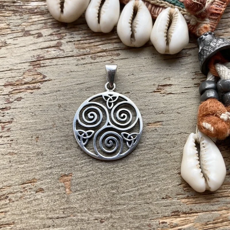 sterling silver celtic spiral triskelion pendant 1.jpeg