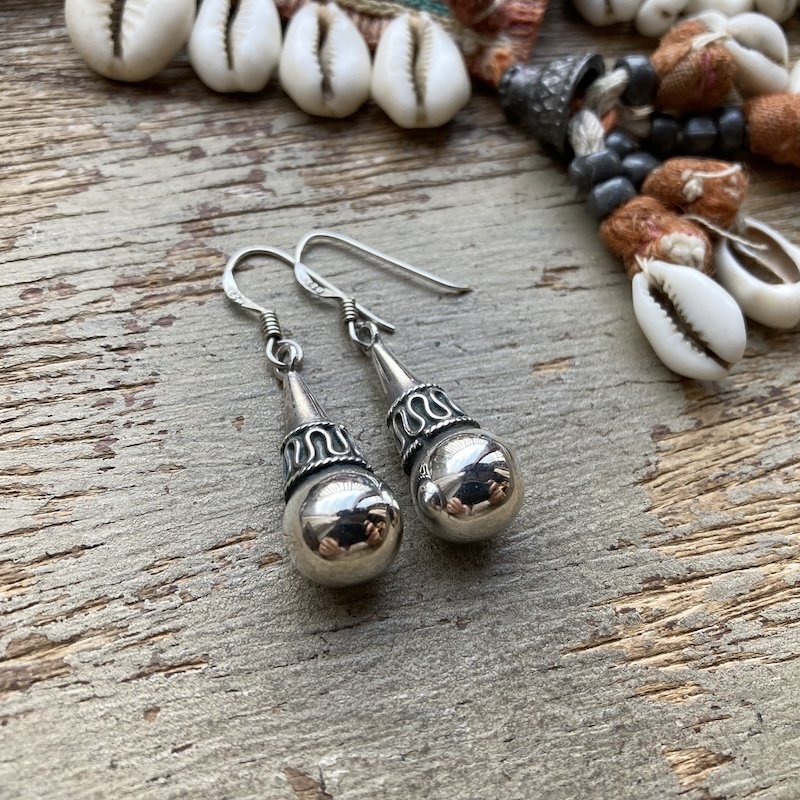 sterling silver balinese droplet earrings 2.jpeg