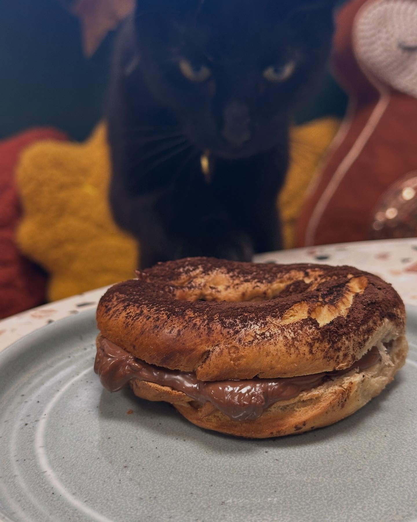 As we prepare for some changes - the boards aren’t currently up so if you want one of these dark cocoa and Nutella bagels today - you’ll have to ask nicely