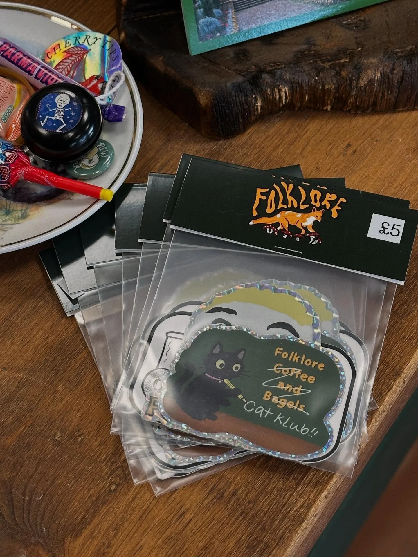 Wake up. New limited folklore sticker packs just dropped.