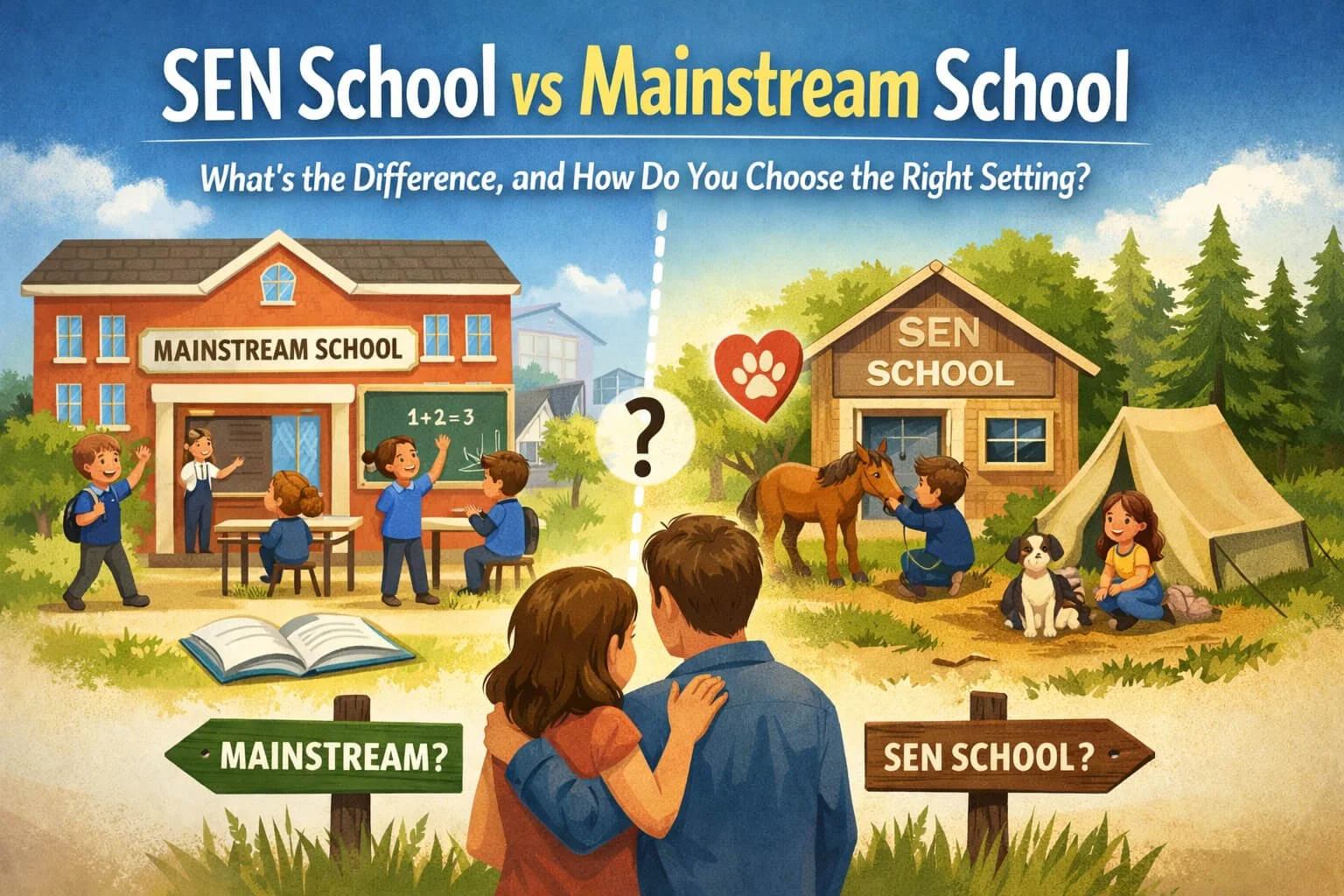 What is the Difference Between an SEN School VS Mainstream School?