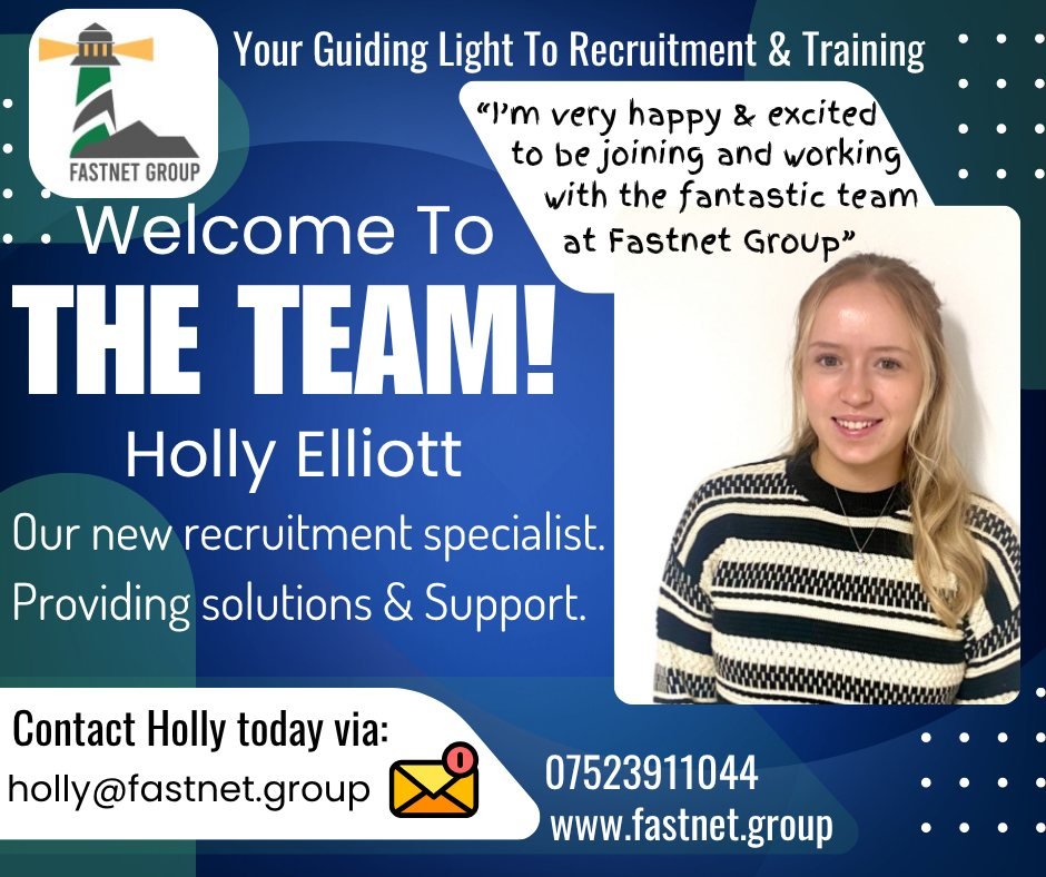 ๐ Say hello to our newest team member – Holly Elliott! ๐ผ
We’re excited to welcome Holly as our new Recruitment Specialist, ready to provide support & solutions to both businesses and candidates across the UK. ๐โจ
๐ฌ Contact her at