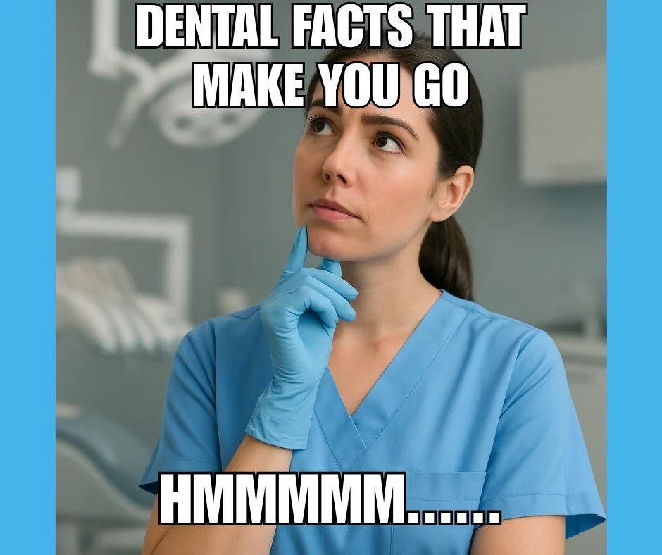 Want to learn something new today?
DENTAL FACTS THAT MAKE YOU GOT HMMMM..... 💭🤔
Here is a dental dose of interesting facts you mightn't have heard before:
1) Candy Floss was co-founded by a dentist - William Morrison, a dentist and inventor in