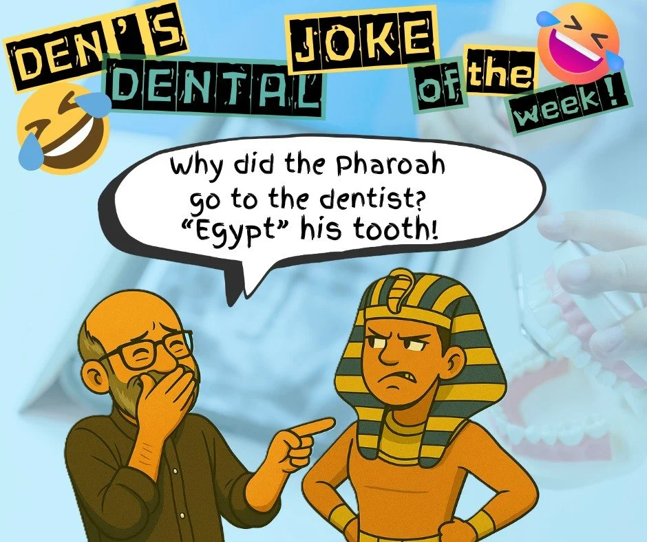 Another terrible one this week coming out of the desert for
DEN's DENTAL JOKE OF THE WEEK 🐪🤣
Always showing the funny side to dentistry,🦷
You think they're getting better or maybe worse?
did you laugh😆did you sigh😒did you think of a better one