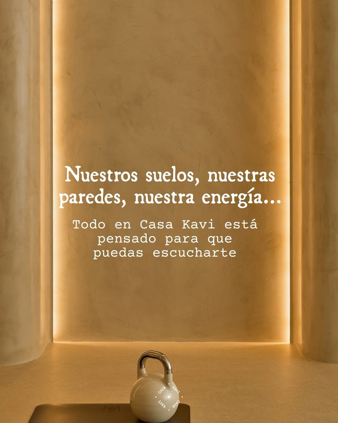 Todo en Casa Kavi est&aacute; pensado para que puedas escucharte.

Aqu&iacute; no vienes solo a moverte. Vienes a volver a ti. A encontrar ese silencio y esa calma que se necesita.

Porque Casa Kavi no es solo un estudio, es ese lugar donde, sin pris
