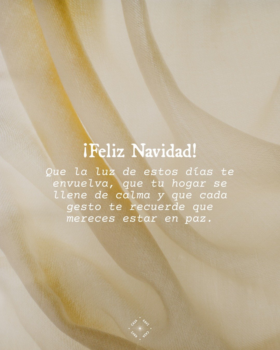 En estos d&iacute;as donde todo parece acelerarse, en Casa Kavi queremos recordarte algo sencillo:
hay una luz dentro de ti que merece ser cuidada.

Gracias por permitirnos acompa&ntilde;arte, por cada visita, cada gesto y cada espacio compartido.

H