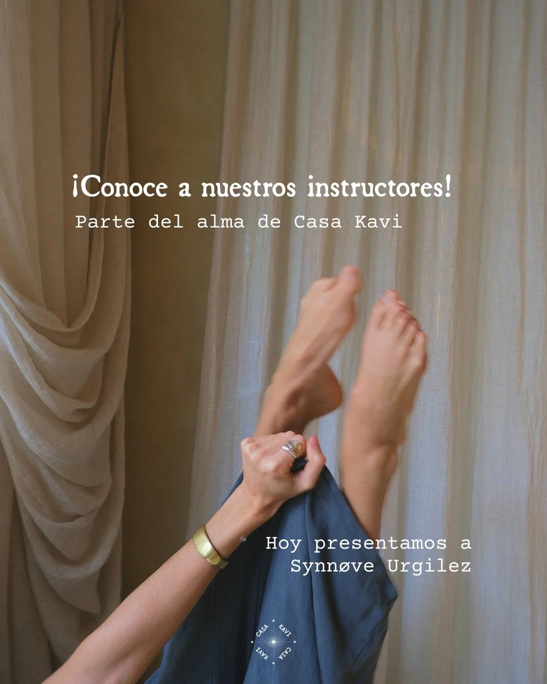 Nuestros instructores son parte del alma de Casa Kavi.

Hoy les presentamos a Synn&oslash;ve Urgilez @synnove___umm 

&iquest;Est&aacute;n de acuerdo con su frase? En Casa Kavi creemos profundamente en la importancia de escucharnos.
-
Our instructors