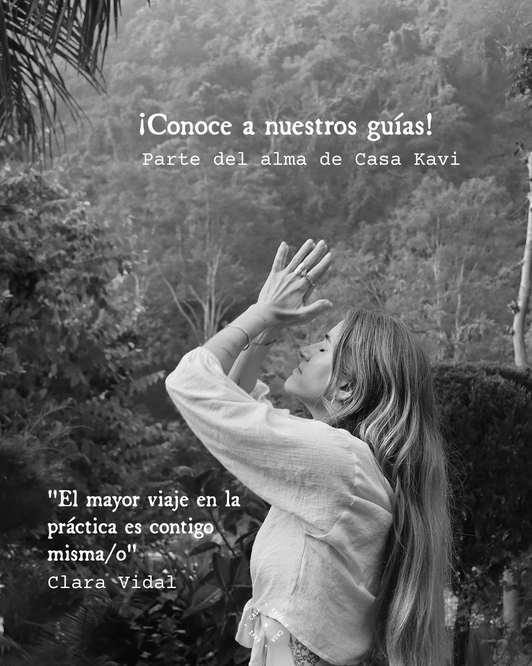 Emb&aacute;rcate en un viaje hacia adentro con Clara Vidal, que tras a&ntilde;os de viaje por India y Oriente nos trae las pr&aacute;cticas que m&aacute;s la impactaron a Casa Kavi: 

✨ Vinyasa Journey (ESP &amp; ENG), presencia y movimiento conscien