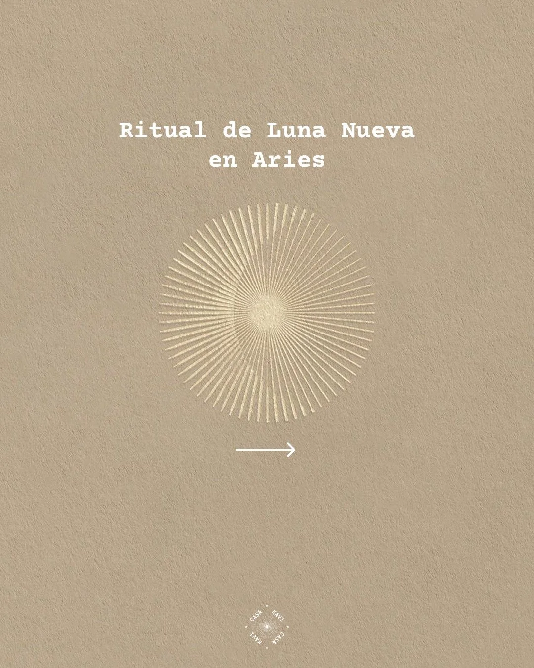 Luna Nueva en Aries 🌑

Una oportunidad para empezar de nuevo.

Para volver al cuerpo, al impulso, a lo que pide nacer.
-
Luna Nueva en Aries 🌑

A chance to begin again.

To return to your body, your impulse, to what is ready to be born.

#LunaNueva