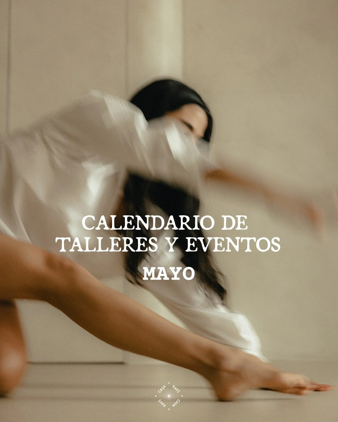 Gu&aacute;rdate los eventos y talleres que Casa Kavi tiene preparados para ti este mes de mayo, &iquest;te animas? 🌿🤍

&iexcl;Les esperamos!
-
Save the events and workshops Casa Kavi has prepared for you this May 🤍🌿

Are you in? Don&rsquo;t miss 