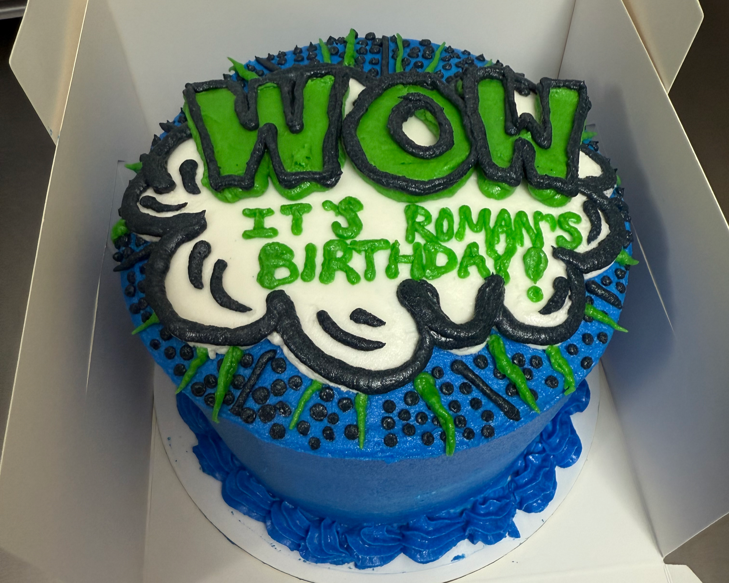 Wow Birthday Cake