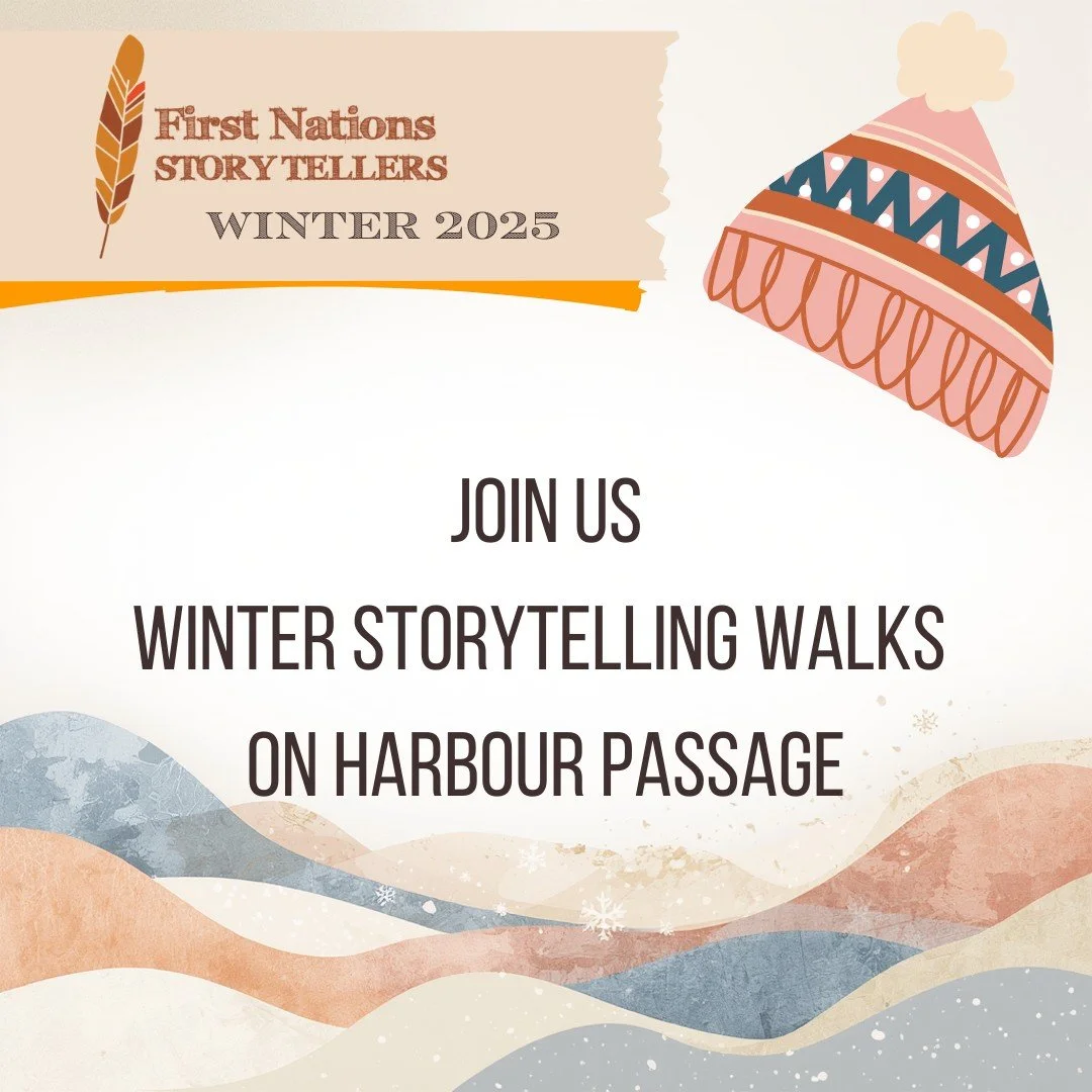 ❄️Winter Storytelling Walks are here ❄️

Join us for an Indigenous Storytelling Walk along Saint John&rsquo;s harbour, offered at reduced winter rates. Stories, fresh air, and a whole new way to see the city.

📅 Feb 7, 21, 28 | March 7, 14, 28
🕐 1 