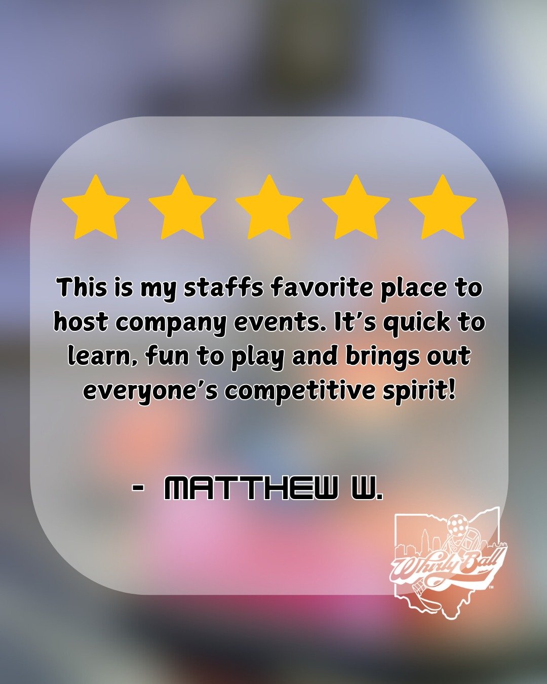 Well said, Matthew👏 We are the best team building around for groups of any size and any athletic ability! #cleveland #ohio #thingstodoincleveland #teambuilding #clevelandcorporate #teambuildingclevleand